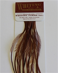Whiting 100's Brown Saddle Hackle