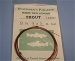 Flyfisher's Paradise 12' Hand Tied Trout Leader