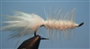 Woolly Bugger, White (weighted)